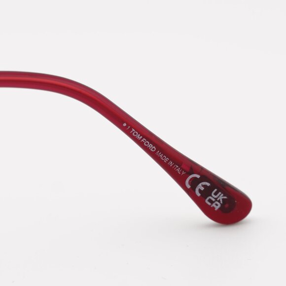 Tom Ford FT5510 081 Eyeglasses Transparent Violet/Gold 52mm Cat Eye Frame - Picture 11 of 12